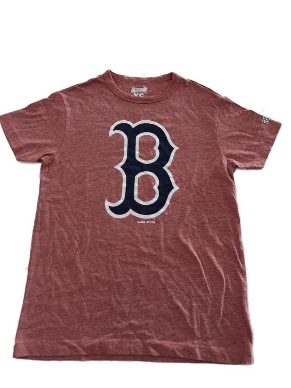 Tailgate Boston Red Sox Heather Red Graphic T-Shirt